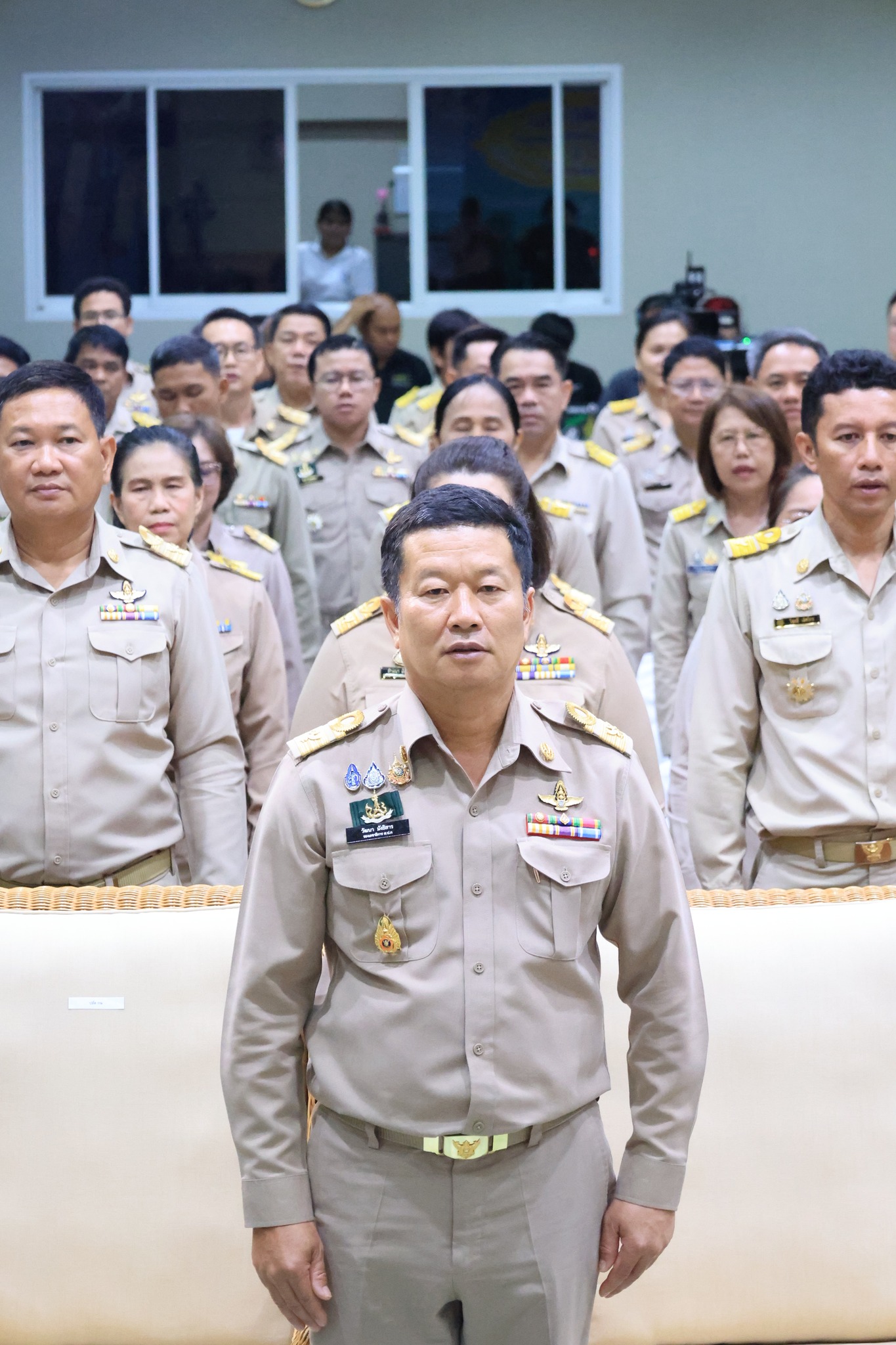 title - เลขาธิการ ส.ป.ก. นำทีมผู้บริหาร และเจ้าหน้าที่ ส.ป.ก. ประกาศเจตนารมณ์ตามนโยบาย No Gift Policy( วันที่ 6 มีนาคม 2569)